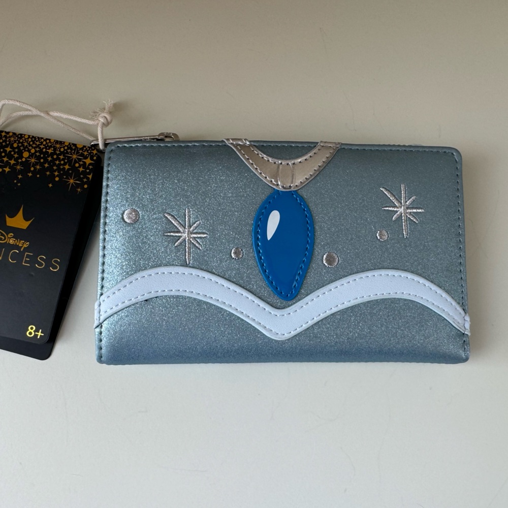 Loungefly Disney Princess Tiana Blue Dress Cosplay Wallet 👗